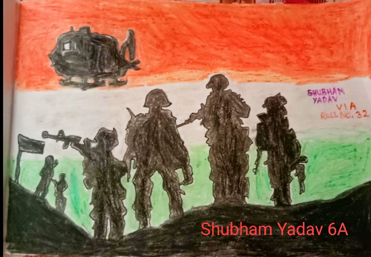 Indian #Mayter #pulwama #tellor #attack #jaihind #sahid #army #painting #art  #watercolour #artist #arjundas | Army drawing, Soldier drawing, Indian  paintings